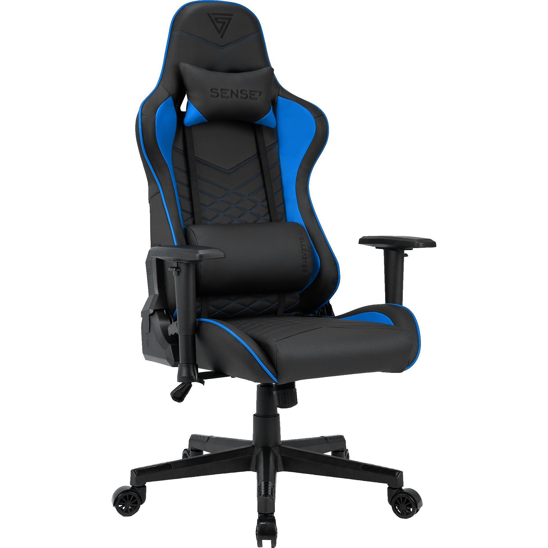 Sense Spellcaster, Gaming Stuhl, Schwarz, Blau