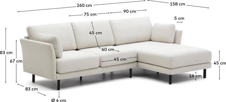 Produktbild Kave Home Gilma (3-Sitzer)