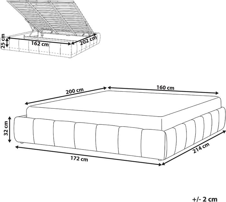 Produktbild Beliani Genas (160 x 200 cm)