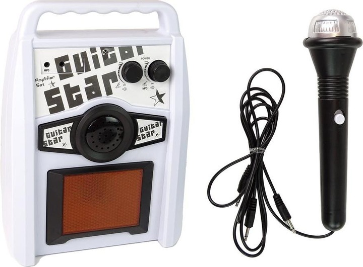 Produktbild Lean Toys E-Gitarren-Set mit Mikrofon