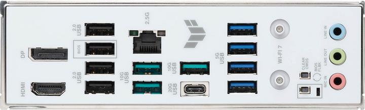 Produktbild ASUS MB TUF GAMING B850M-PLUS WIFI7 W (AM5, AMD B850, mATX)