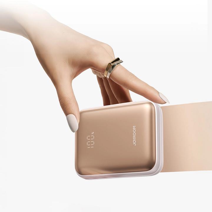 Produktbild Joyroom 22.5W Powerbank 10000mAh Fast Charging with Dual Cables - Titanium (10000 mAh, 22.50 W, 22.50 Wh)