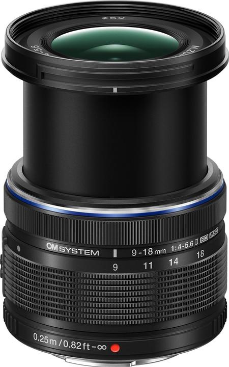 Productafbeelding Olympus OM Digital m.Zuiko ED 9-18mm F4.0-5.6 II (Four Thirds, Micro Vier Derde)