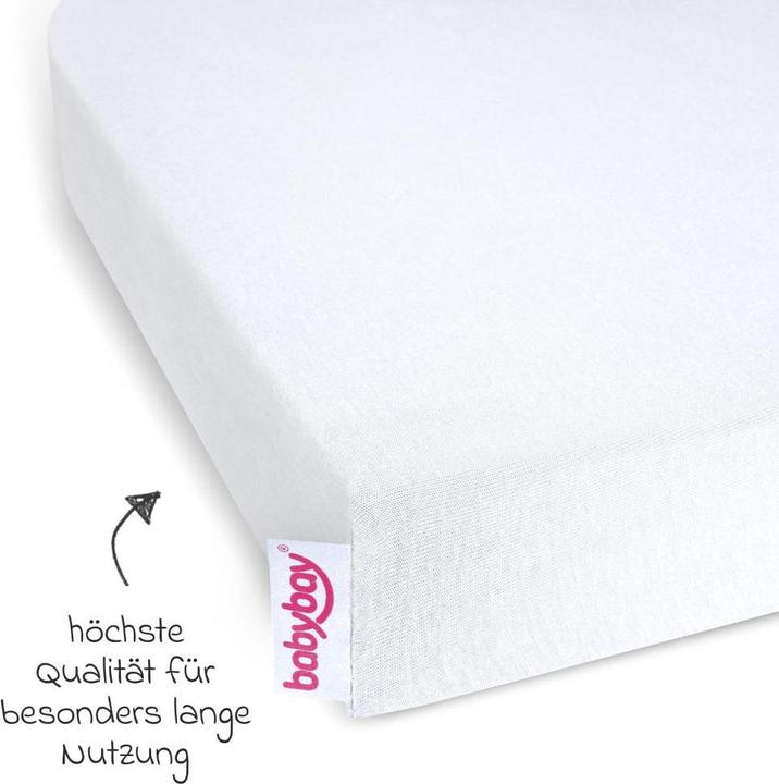 Produktbild Babybay Spannbettlaken Spannbetttuch 2er Pack Deluxe aus Jersey für