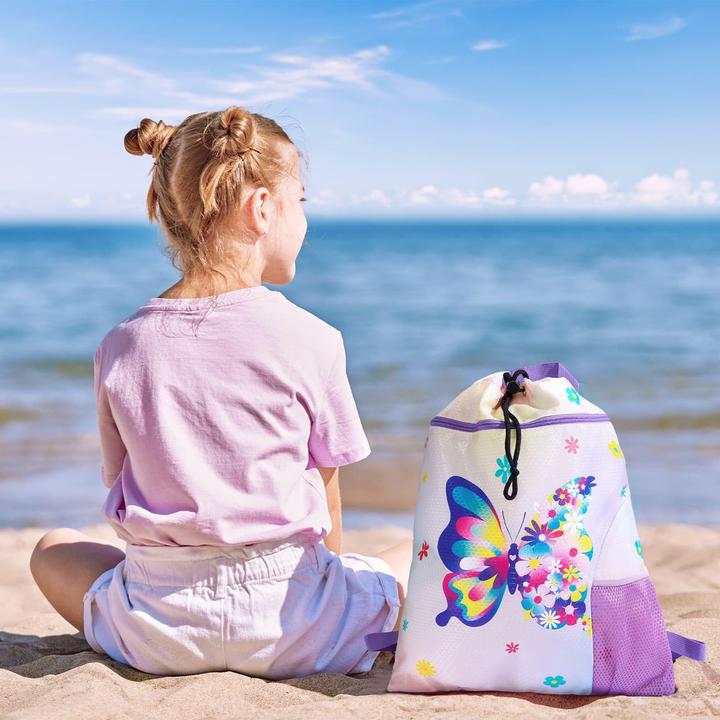 Produktbild Only-Bags.Store Rucksack Kinder - Wasserdichte Turnbeutel String Rucksack Sport Schule Strand Reisen Schwimmen