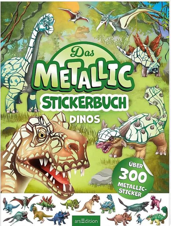 Produktbild Das Metallic-Stickerbuch – Dinos (300 Sticker)
