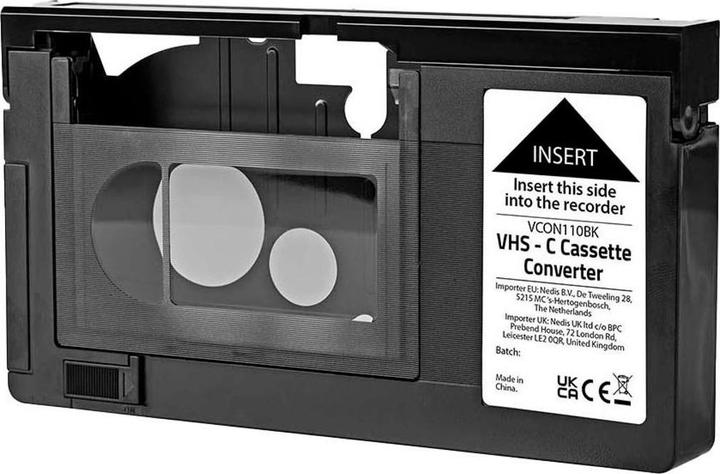 Nedis VHS Converter Conversion: VHS-C to VHS (Various video accessories)