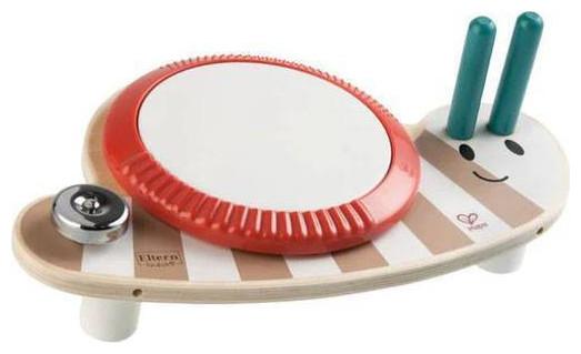 Actual product image Hape Houten Drumtoestel Slak Drum slug Dan