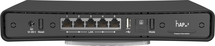 Immagine prodotto MikroTik hAP acü LTE6 Kit, Dual 2.4/5GHz AP, 802.11a/ac/b/g/n, 5xLAN, USB per prodotti LTE di stoccaggio