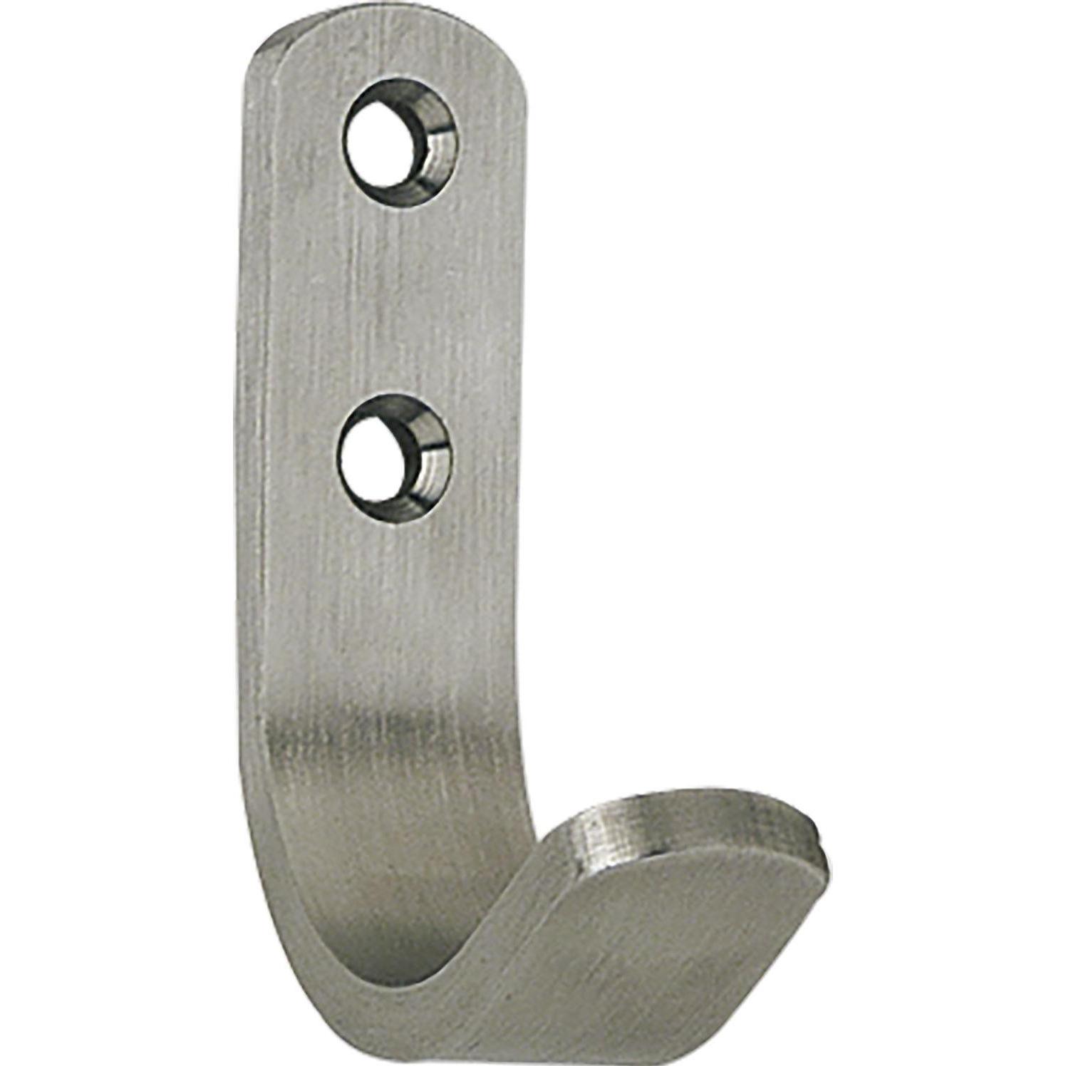 Thumbnail - Technik Team, Garderobe + Kleiderhaken, Mantelhaken Macoba Breite 18 mm, Höhe 66,5 mm, Edelstahl gebürstet