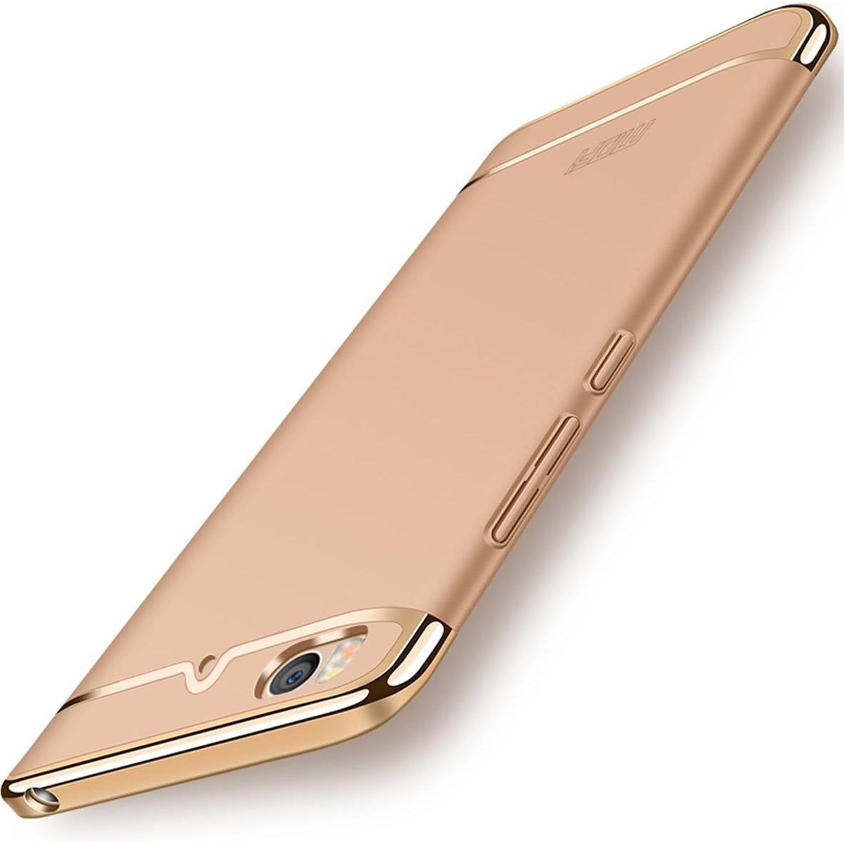 Thumbnail - König Design Handy Hülle Schutz Case für Xiaomi Mi 5s Bumper 3 in 1 Cover Chrom Etui Gold Neu (Xiaomi Mi 5s), Smartphone...