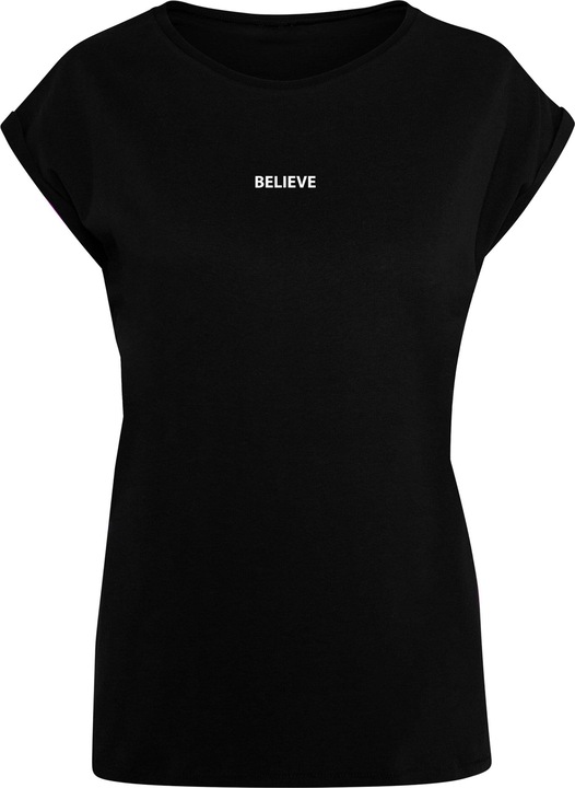 Produktbild Merchcode Ladies Believe Front Extended Shoulder Tee - 112631 (S)