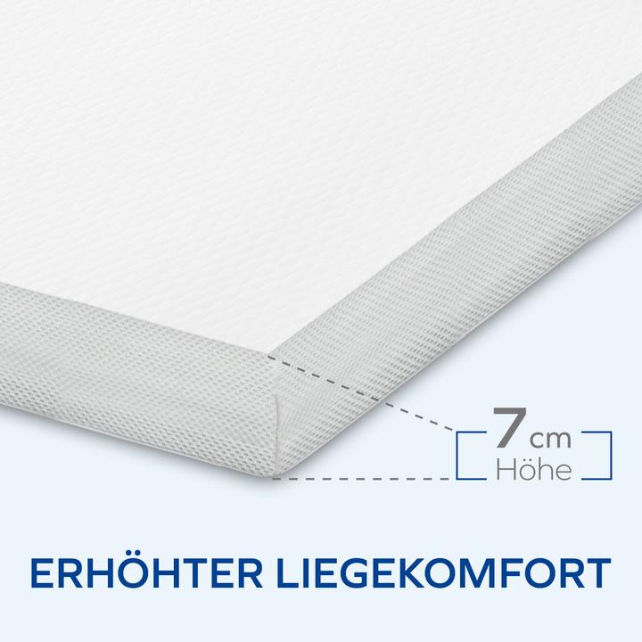 Actual product image Mlily Plus" mattress topper, 7 cm thick (80 x 190 cm)