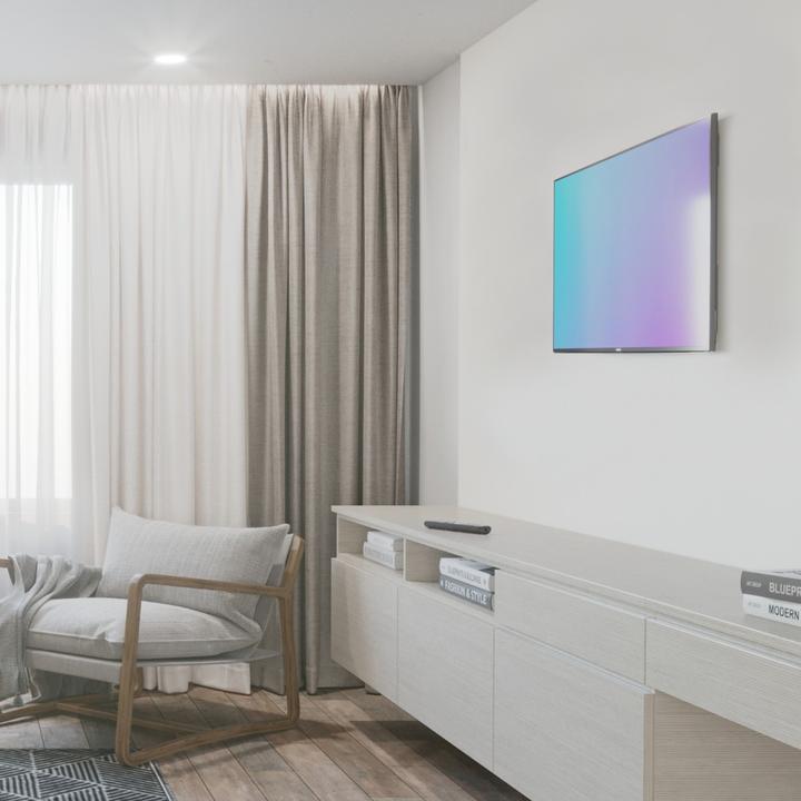 Produktbild Hama TV-Wandhalterung, starr, 305 cm (120") bis 100 kg, Wandabstand 2,8 cm (Wand, 120", 100 kg)