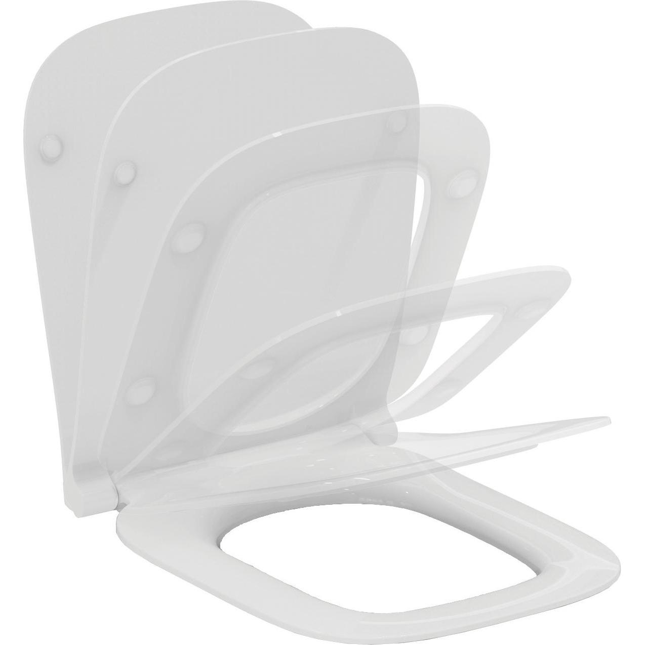 Ideal Standard, WC Deckel, IDS WC-Sitz i.life B Sandwich weiss