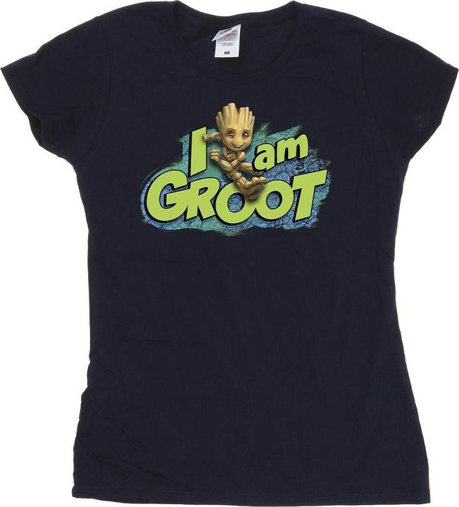Immagine prodotto Guardians Of The Galaxy I Am Groot Jumping Maglietta Donna (XXL)