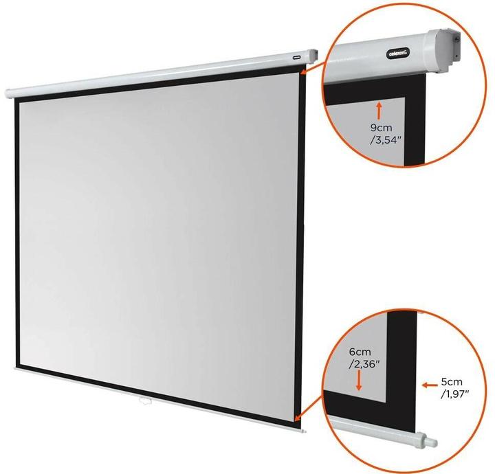 Image du produit Celexon Rollo Economy, toile, 1:1 (155.91", 1:1)