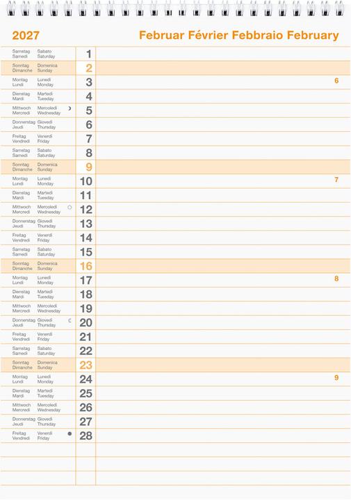 Image du produit Biella Calendrier mural (A4)