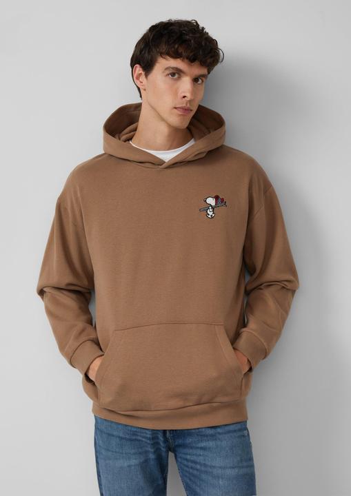 Produktbild s.Oliver Sweatshirt Kapuzen-Sweatshirt im Relaxed Fit mit Peanuts®-Artwork (L)