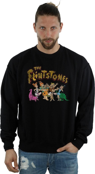 Immagine prodotto The Flintstones Group Distressed Felpa Uomo (M)