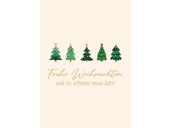 Produktbild ABC Weihnachtskarten-Set A6, 6 Stück (1 Stk.)