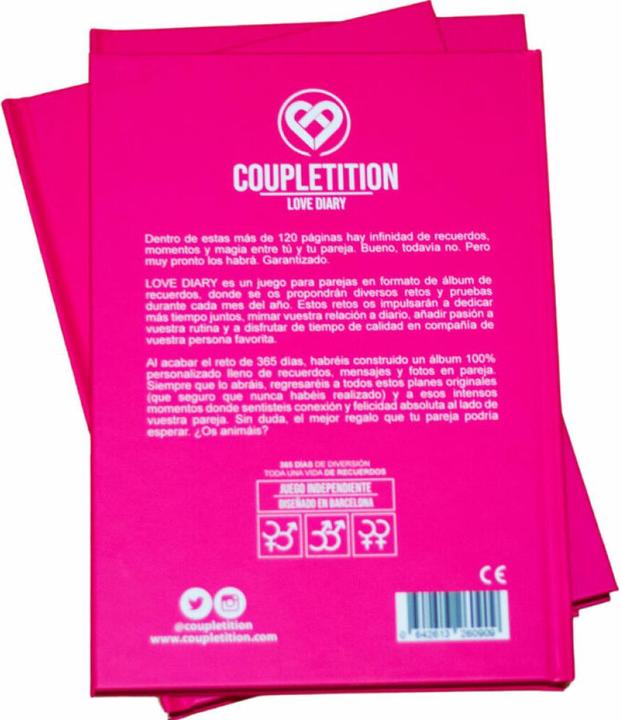 Immagine prodotto Coupletition Album Diario D'Amore Con Ricordi E Desideri Per Una Coppia (Gioco di dadi)