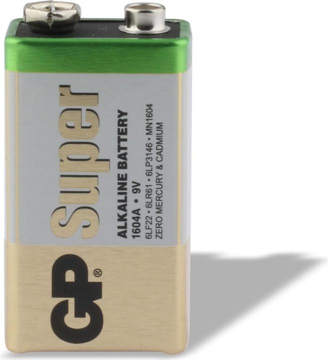 Produktbild GP Batteries 9 V Batterie Super Alkaline Batterien 9V, 8er (1 Stk., 9V Block)