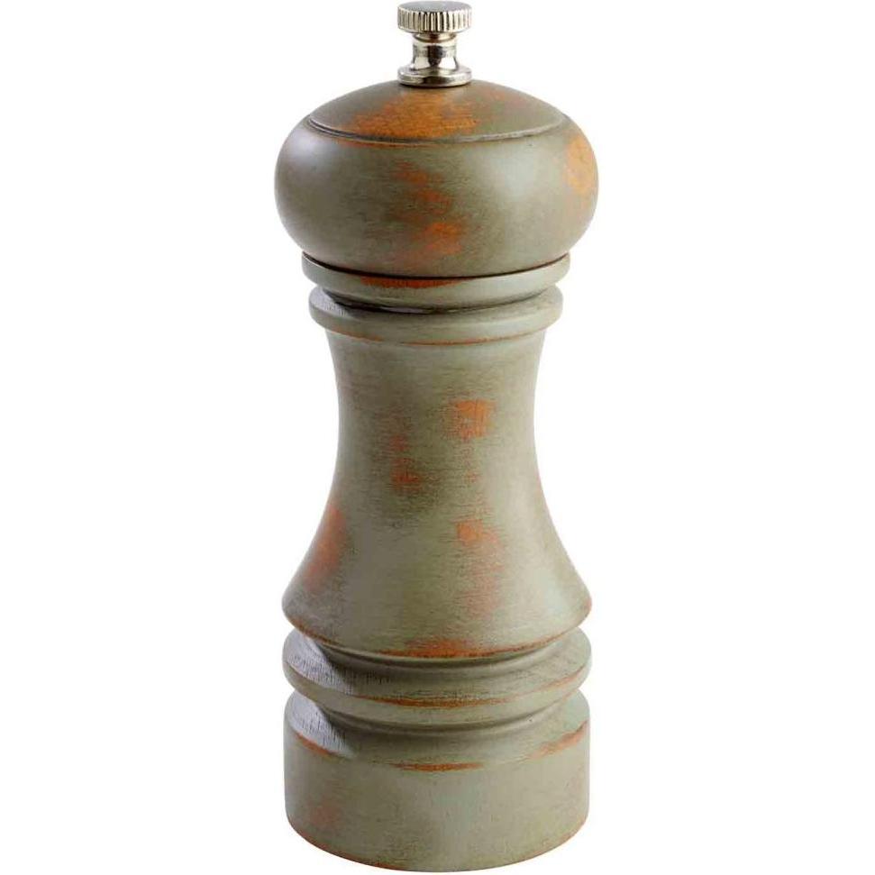 APS Professional Vintage Salzmühle, grün, Höhe: 150 mm, ø: 55 mm, Pfeffermühle + Salzmühle, Grün
