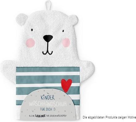 Actual product image La Vida Children's wash glove bear