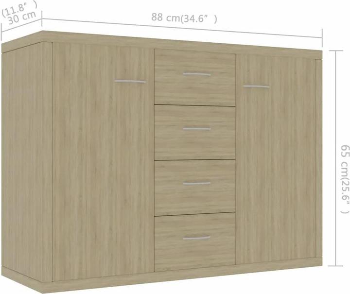 Image du produit vidaXL Sideboard (88 x 30 x 65 cm)