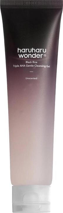 Haruharu Wonder Black Rice Triple AHA Gentle Cleansing Gel 100ml - Hydrating (Cleansing gel, 100 ml)