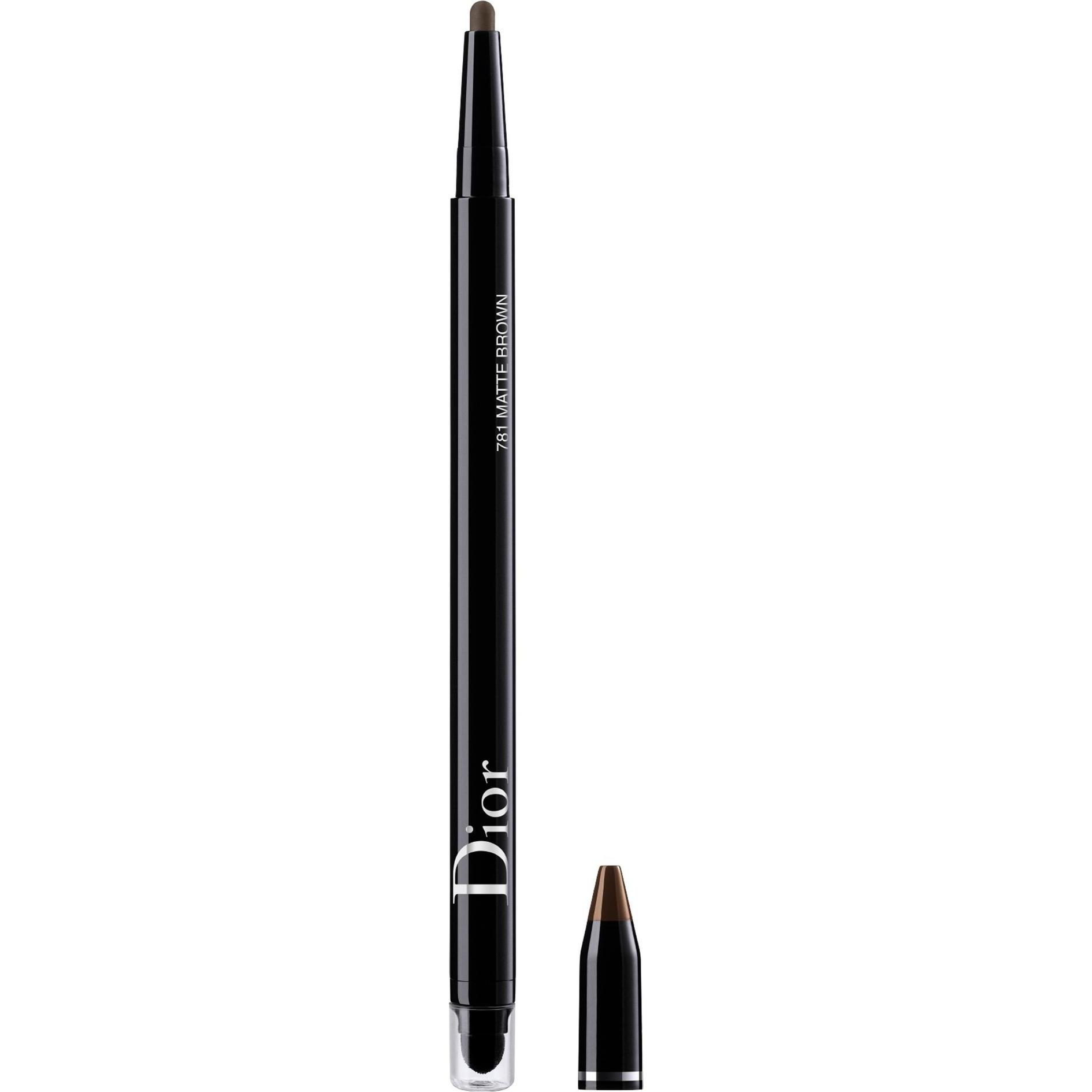 Dior Marrone Eyeliner + Kajal, Diorshow 24H Stylo (781 Opaco)