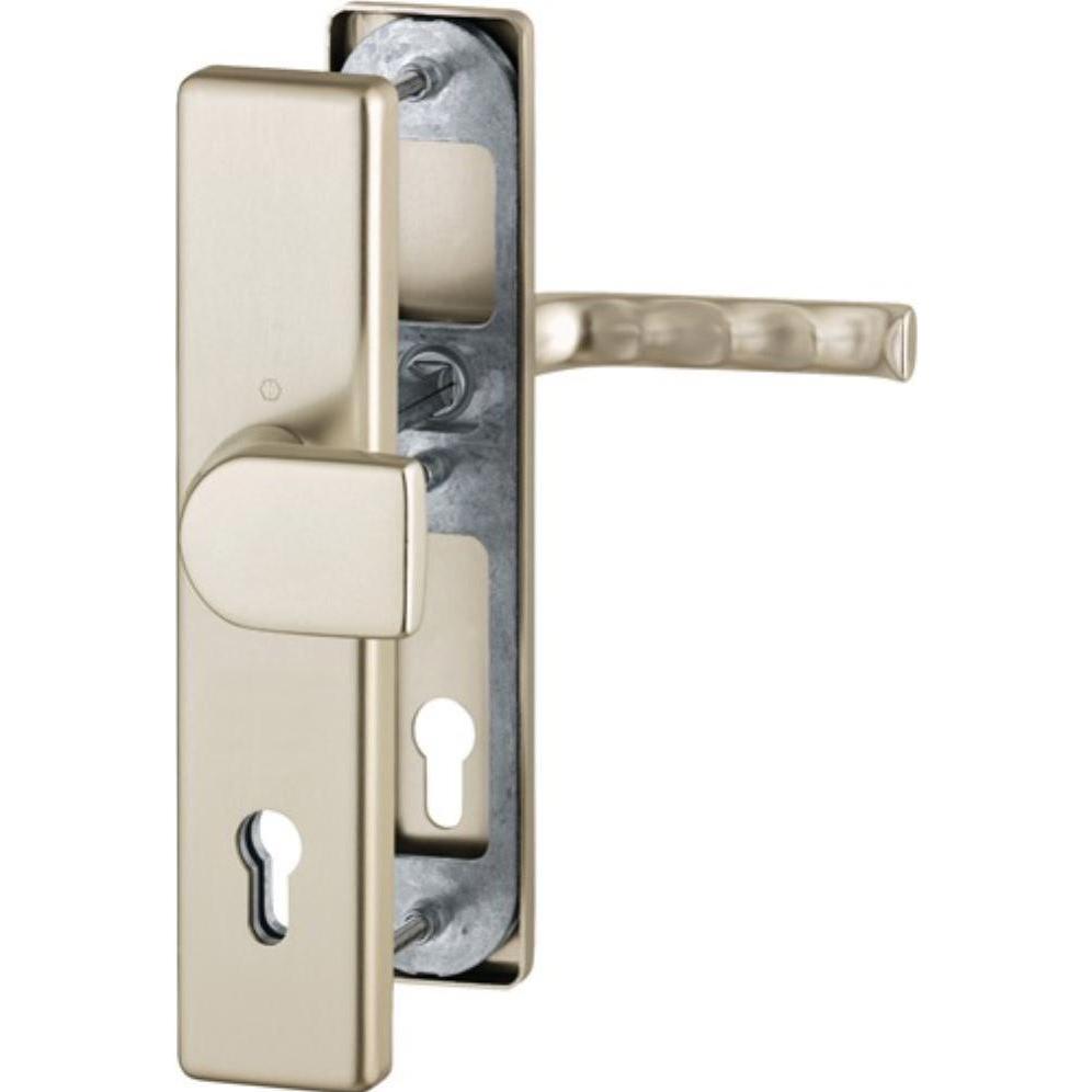 Hoppe, Türgriff + Fenstergriff, Schutzgarnitur London 78G/2221/2410/113 Aluminium F2 92 mm 66-71 mm (Türgriff)