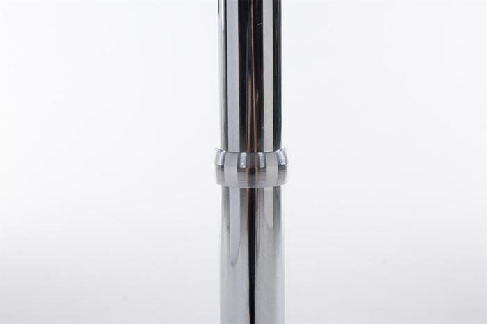 Image du produit CLP Table haute ronde, blanche (60 x 108 x 60 cm)