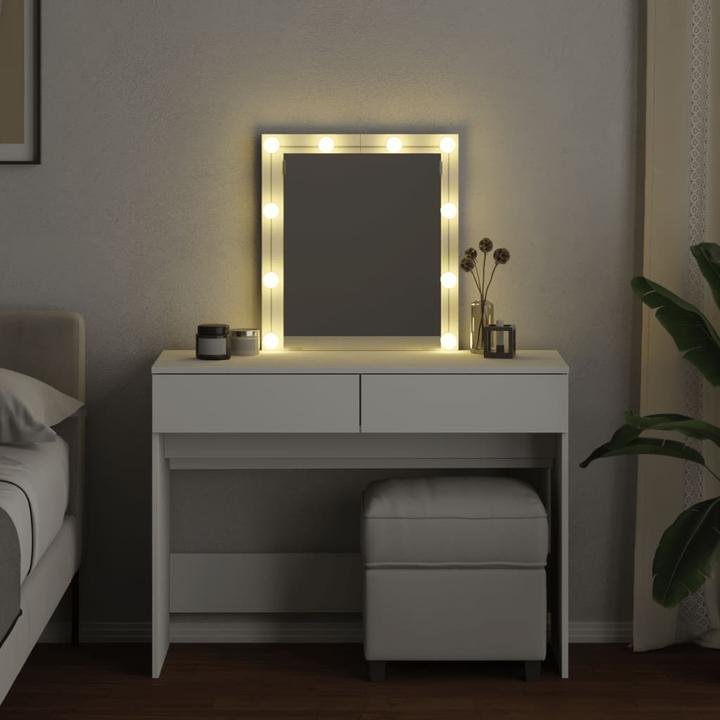 Produktbild VidaXL Schminktisch mit LED-Beleuchtung (100 x 40 x 130 cm)