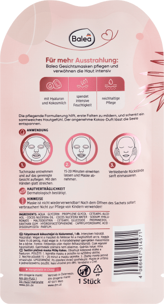 Actual product image dm Balea Milky Cocos