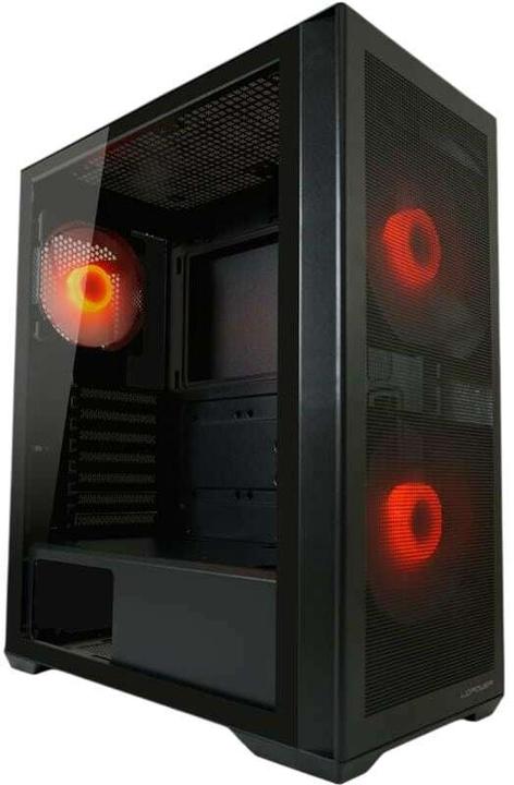 Produktbild LC-Power Geh?use Micro-ATX 717B black USB3.2/Audio,o.Netzteil (Mini-ITX, ATX, mATX)