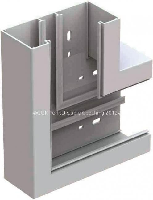 Actual product image GGK Flat angle for BR 60x130/80 18350 alpine white (200 cm)