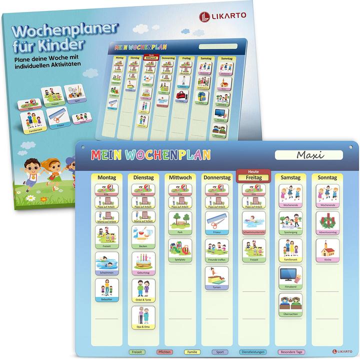 Produktbild Likarto Wochenplaner für Kinder