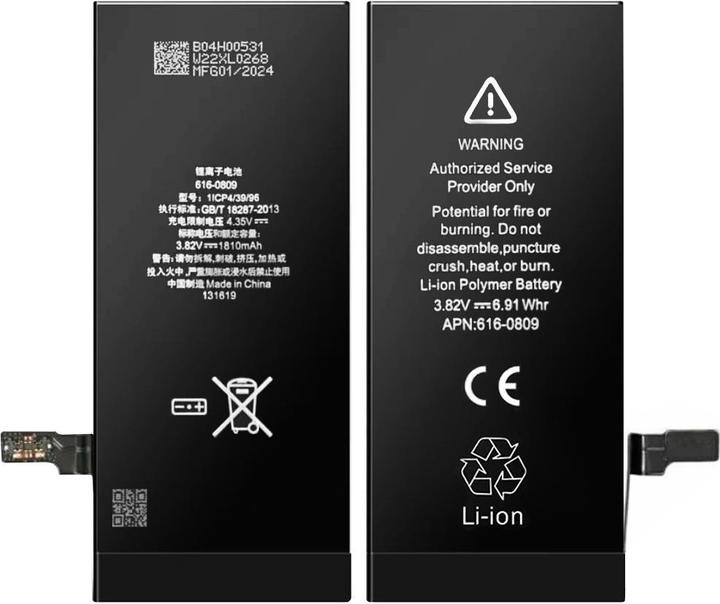 Image du produit OEM - Smartphone Battery (04721) - iPhone 6 (APN 616-0809) - 1810mAh - Black