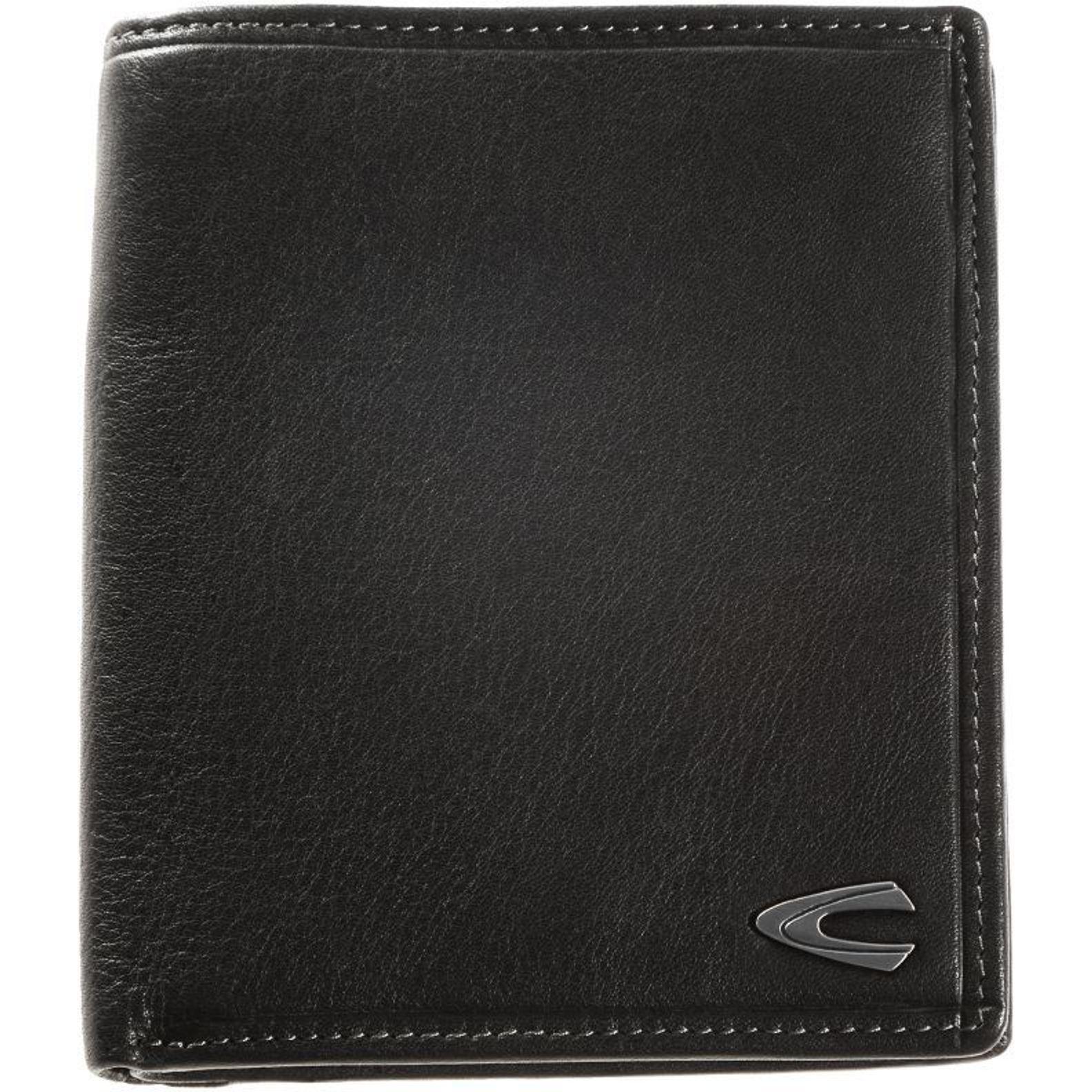 Camel Active, Herren, Portemonnaie, Vegas Geldbörse Leder 10,7 cm, Schwarz