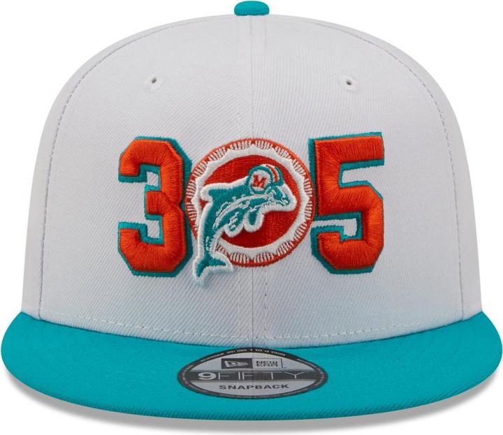 Actual product image New Era 9Fifty Retro Miami Dolphins 305