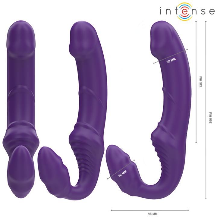 Produktbild Intense Jill Doppelvibrator 20 cm Lila Fernbedienung