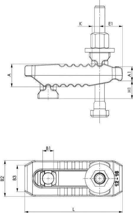 Image du produit Amf Griffe de serrage crocodile
