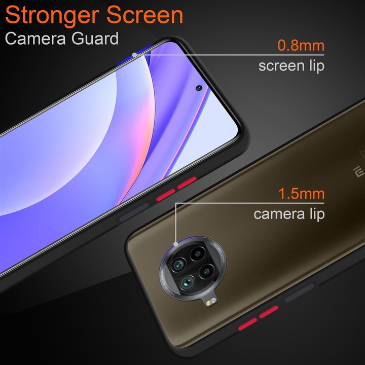 Produktbild Cadorabo Hybrid Matt Cover (Xiaomi Mi 10T Lite)