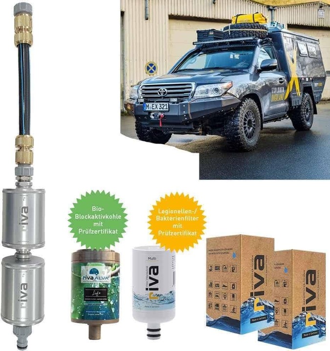 Actual product image Riva Mobile drinking water filter