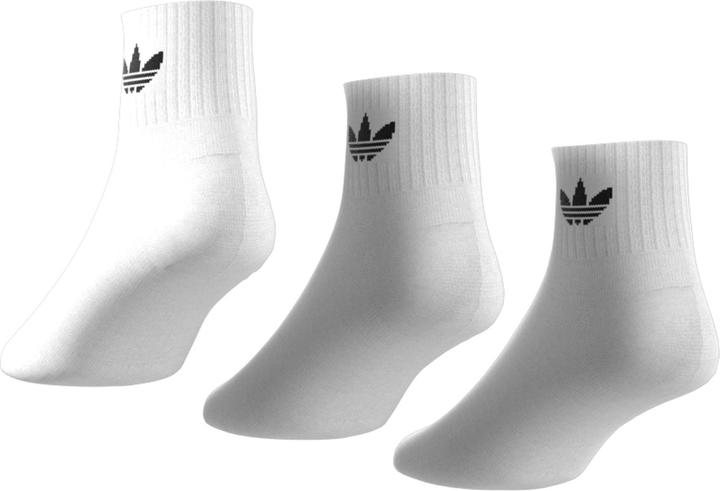 Actual product image adidas Mid 1/4 Crew Socks (3 Pack) (L)