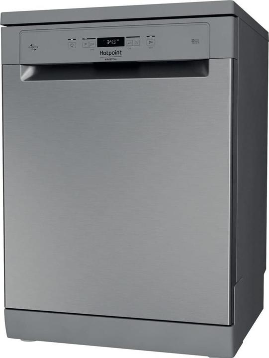 Hotpoint HFC 3C41 CW X Dishwasher, C, Free standing, Width 60 cm, 14 place settings, Inox