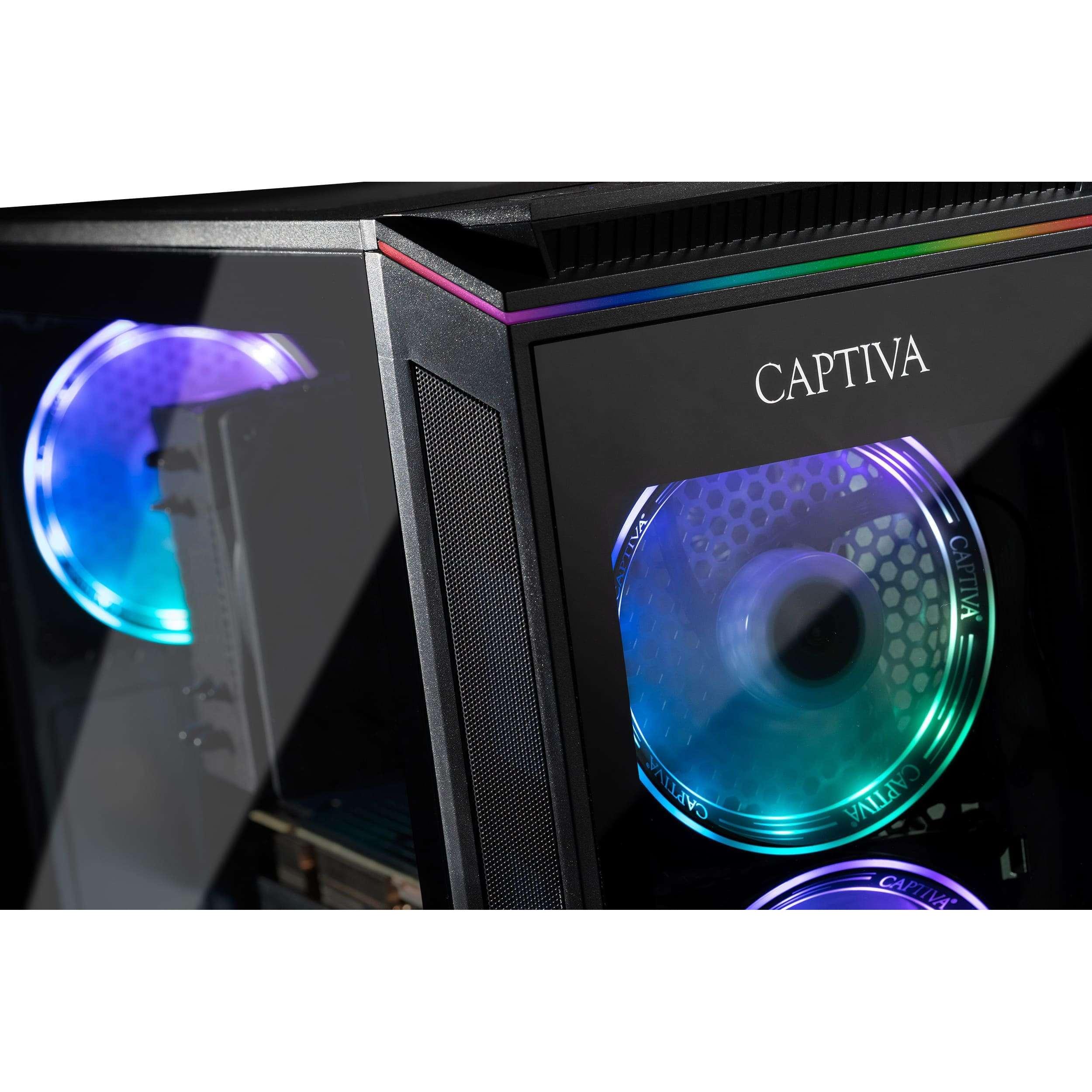 Thumbnail - Captiva I86-342 (Intel Core i7-14700F, 16 GB, 1000 GB, GeForce RTX 4070 Super), PC, Schwarz