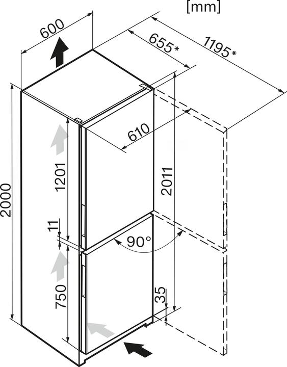 Produktbild Miele KFN 29162 D edt/cs Series 120 (344 l)